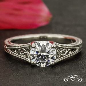 Custom solitaire deals engagement rings